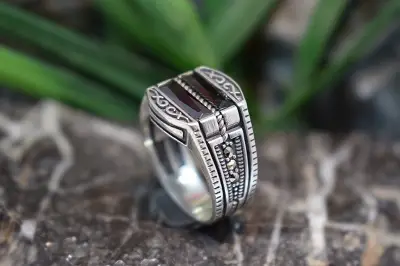 انگشتر نقره مردانه