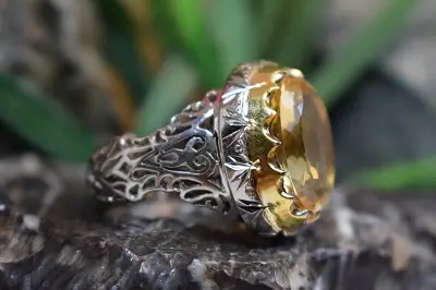 انگشتر سیترین