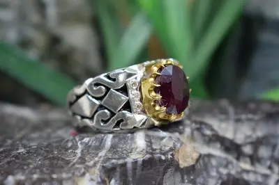 انگشتر گارنت پیروپ