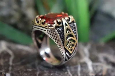 انگشتر نقره مردانه