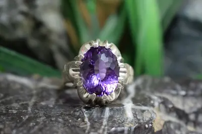 انگشتر نقره دست ساز مردانه امتیست