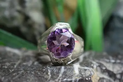 انگشتر نقره دست ساز مردانه امتیست