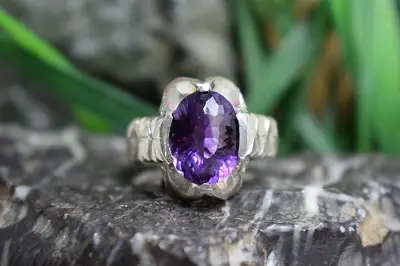 انگشتر نقره دست ساز مردانه امتیست