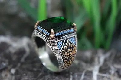 انگشتر نقره مردانه