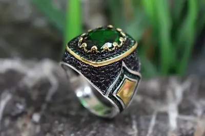 انگشتر نقره مردانه