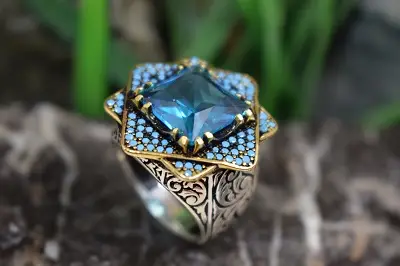 انگشتر نقره مردانه