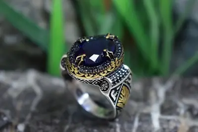 انگشتر نقره مردانه