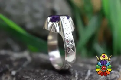 انگشتر نقره دست ساز مردانه امتیست