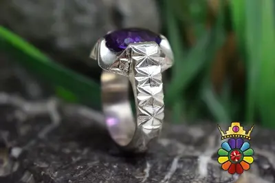 انگشتر نقره دست ساز مردانه امتیست