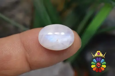 سنگ ماه رنگین کمانی(لابرادوریت سفید)