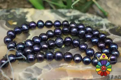 رشته مروارید سیاه سایز 7