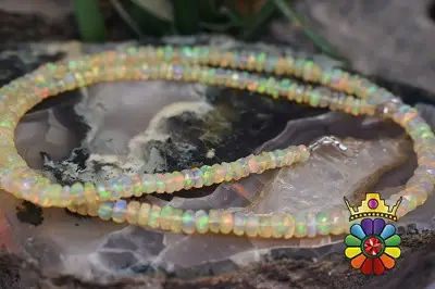 رشته اپال سفید اتیوپی سایز 5