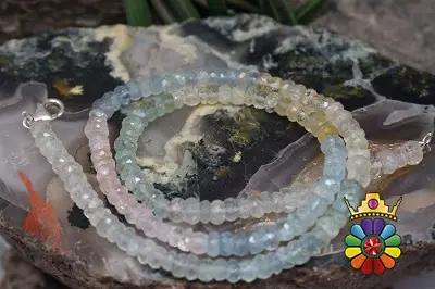 رشته اکوامارین سایز 6