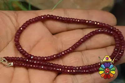 رشته یاقوت سرخ سایز 4