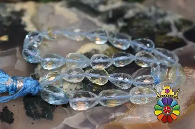 رشته سنگ بلوتوپاز سایز 7