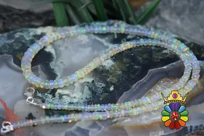 رشته اپال سفید اتیوپی سایز 5