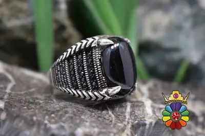 انگشتر مردانه نقره