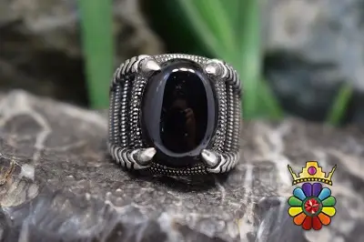 انگشتر مردانه نقره