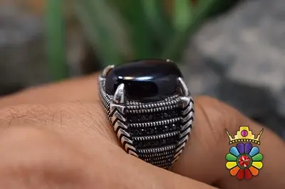 انگشتر مردانه نقره