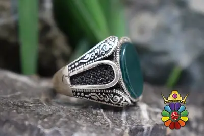 انگشتر مردانه نقره