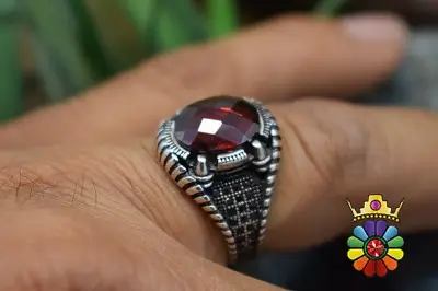 انگشتر نقره مردانه