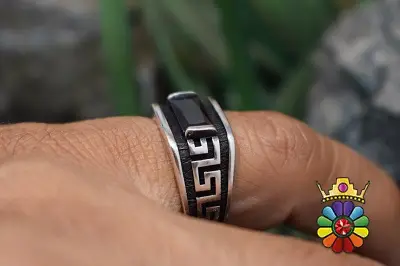 انگشتر نقره مردانه