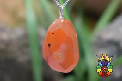 اویز عقیق کارنلین