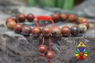 دستبند جاسپر پیکاسو قرمز