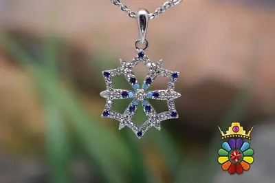 مدال گردن اویز نقره