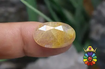 کوارتز روتیل دار طلایی