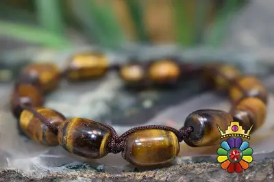 دستبند چشم ببر سایز 8 (بافت)