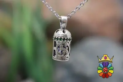 گردنبند جا حرزی نقره (جا قرانی)