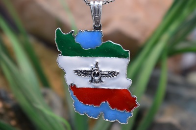 مدال نقره نقشه ایران  N9415